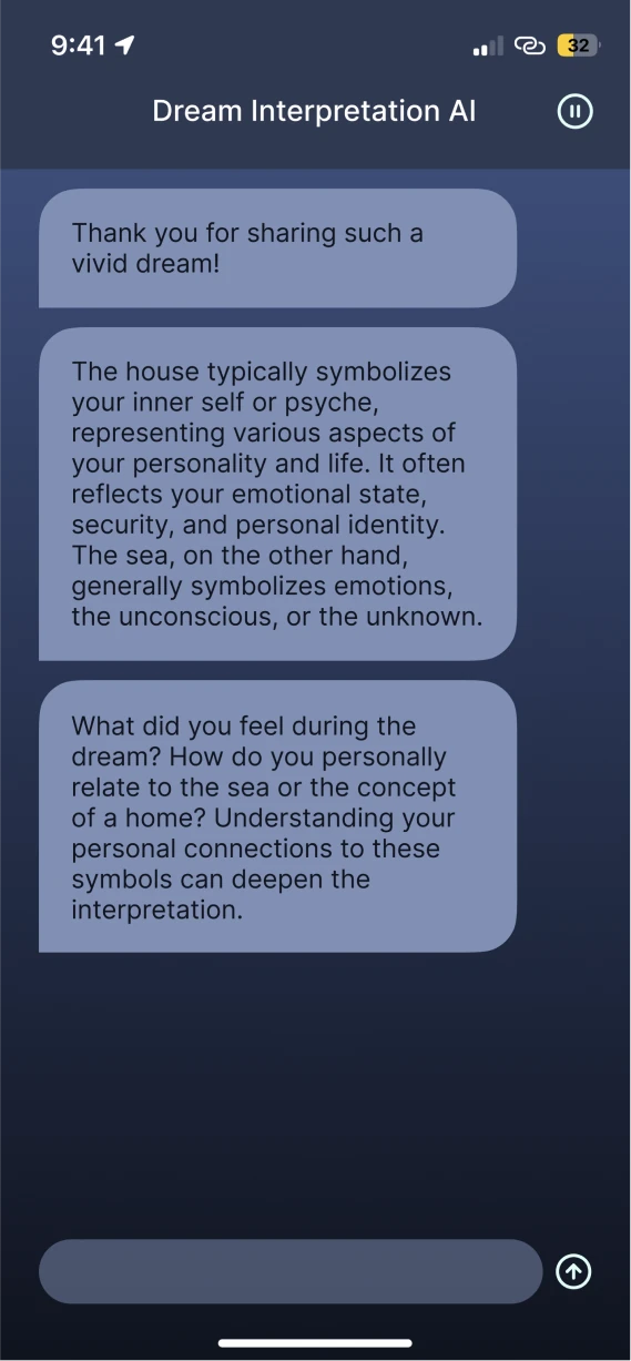 AI dialogue: first analysis and questions.