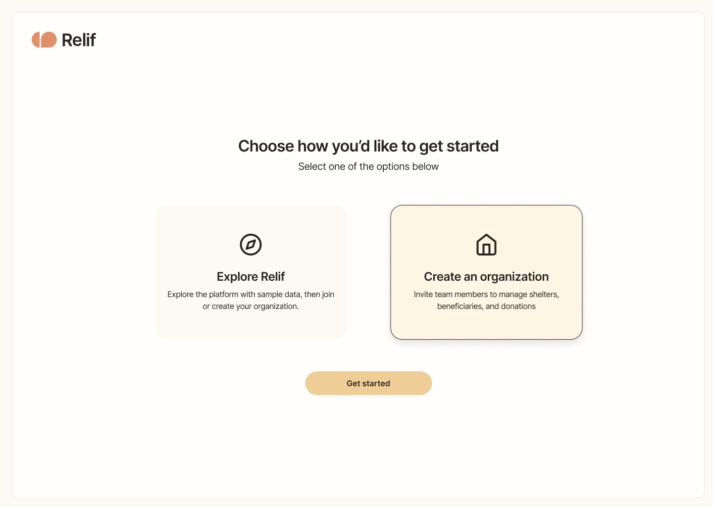 Choose how to get started