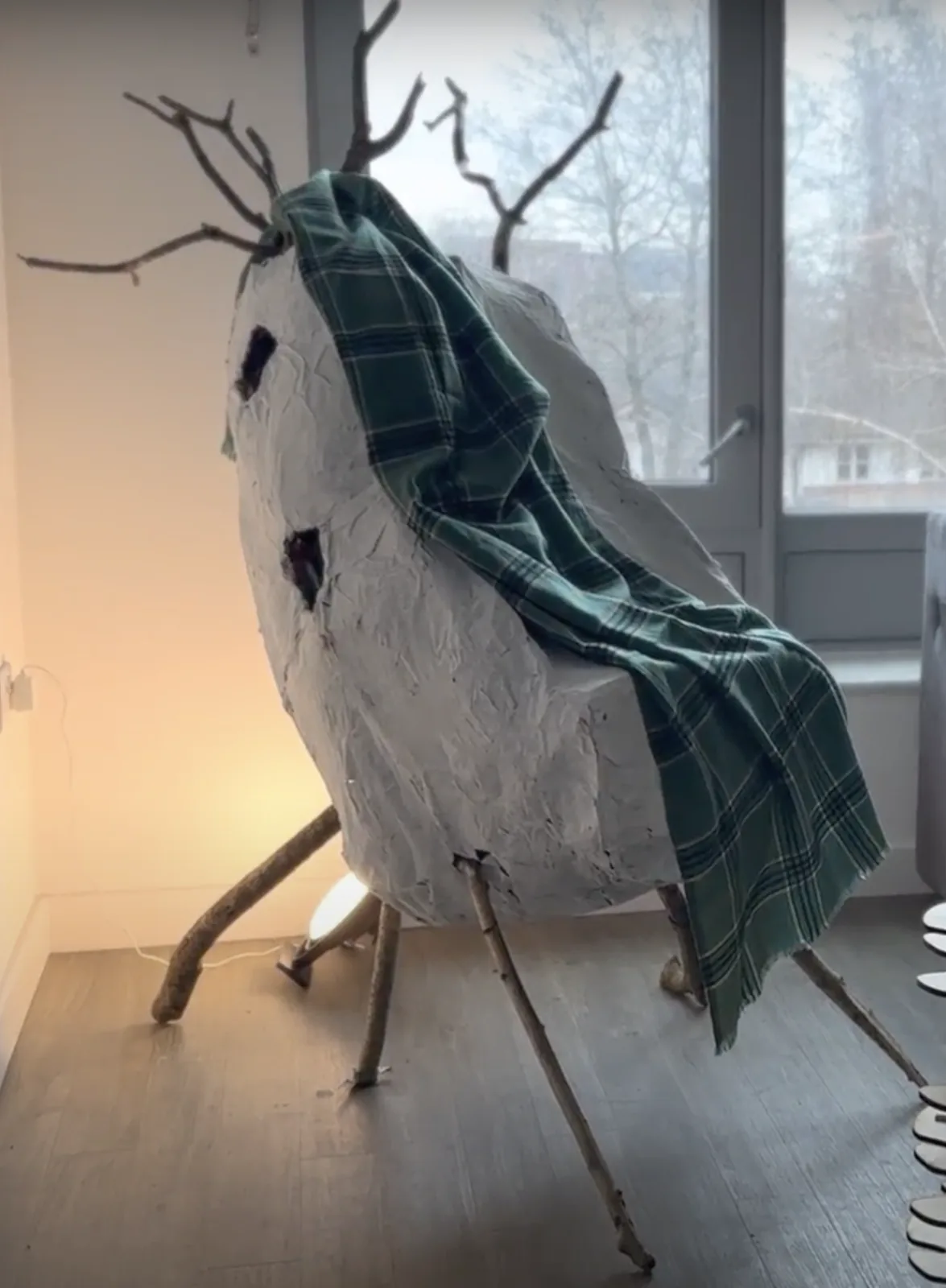 The finished Nest Chair.