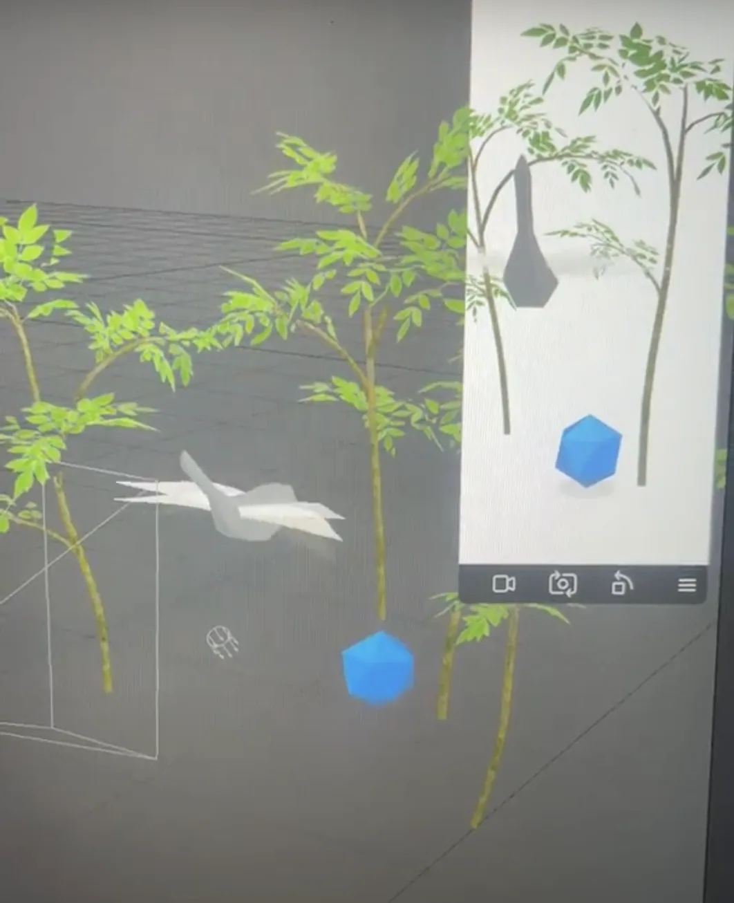 Testing the projected forest view.